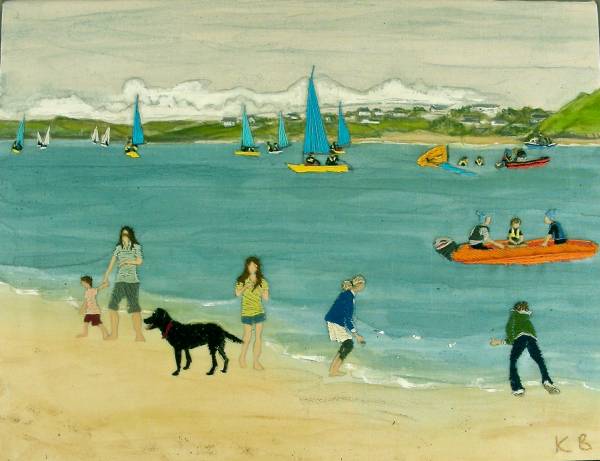 - on Mixed Media, Painting by Kim Bentley, measuring 16 x 21 cm (H x W) framed at 33 x 39 cm £565
